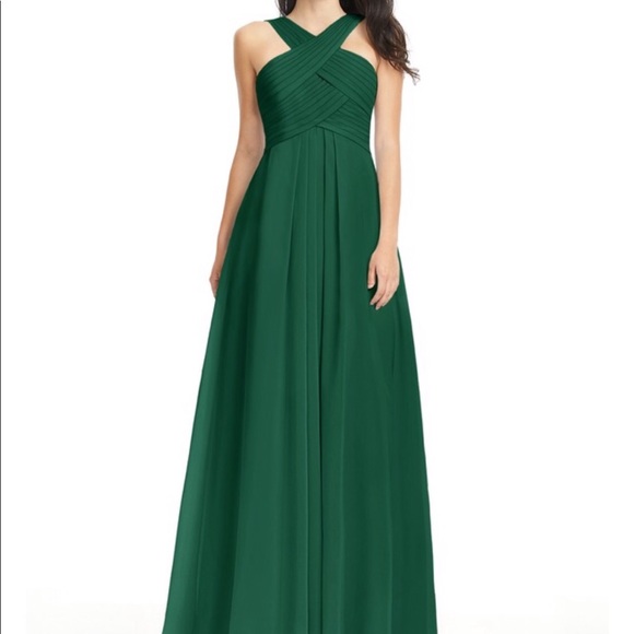 Azazie Dresses & Skirts - AZAZIE Kaleigh, Dark Green Size 0
Worn Once
